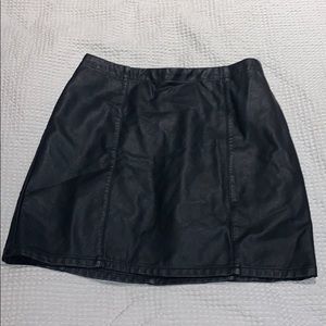Forever 21 faux leather mini skirt